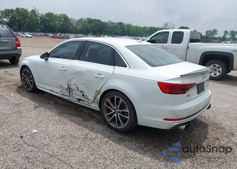 2018 Audi S4 3.0T Premium Plus из США, поврежденный, VIN WAUB4AF46JA002468